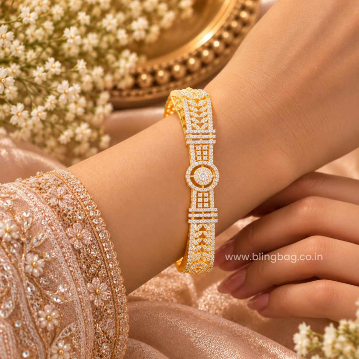 Golden Roxie Zirconia Bracelet