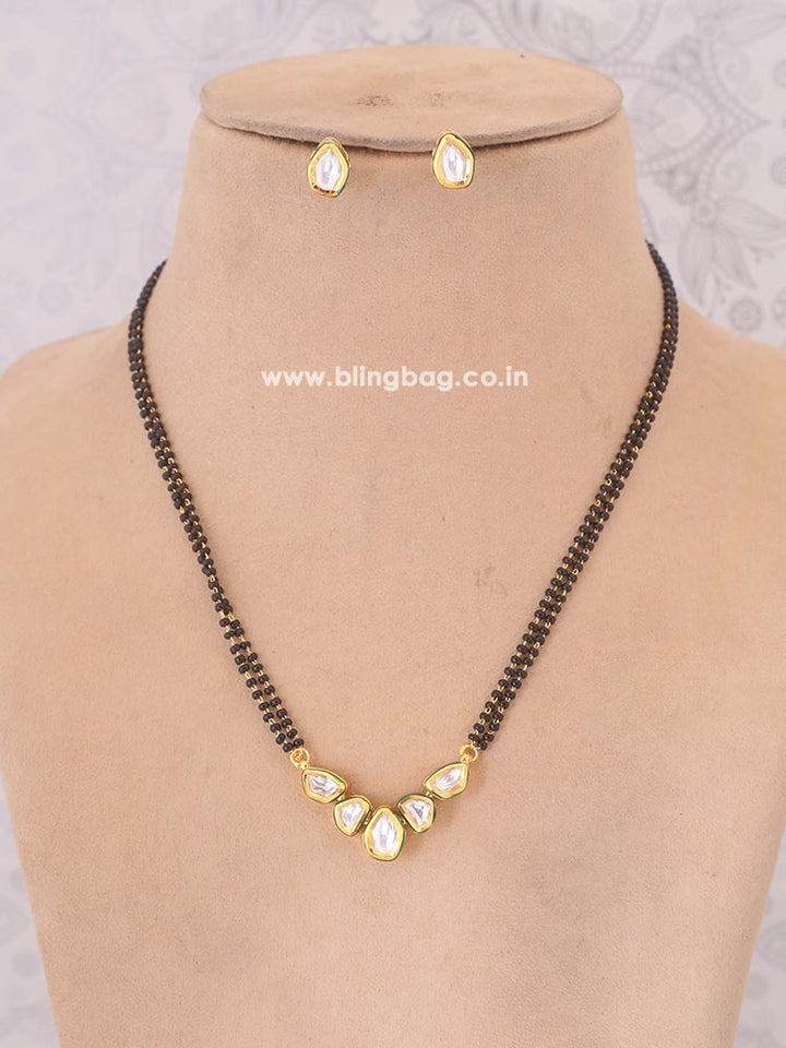 Golden Rukaiya Mangalsutra Set