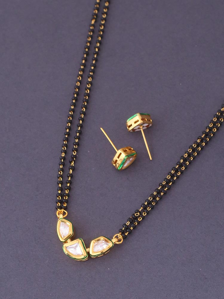 Golden Rukhsar Mangalsutra Set