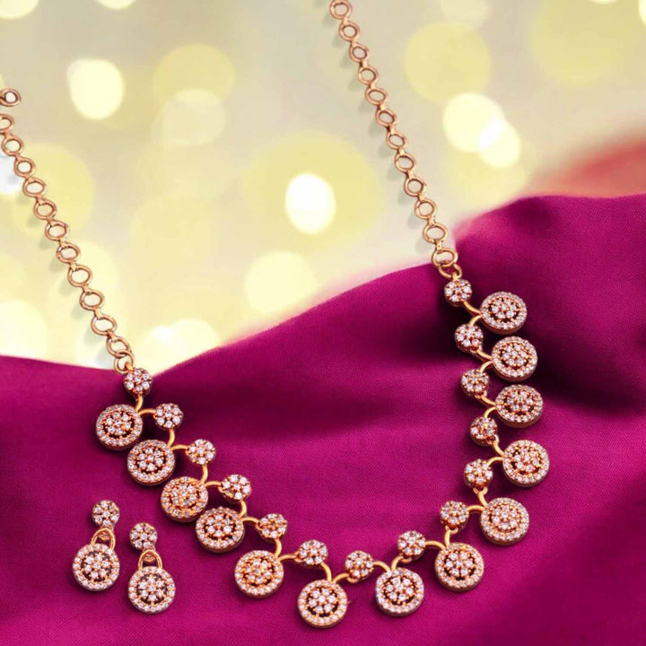 Golden Rushri Antique Jewellery Set- New Arrival