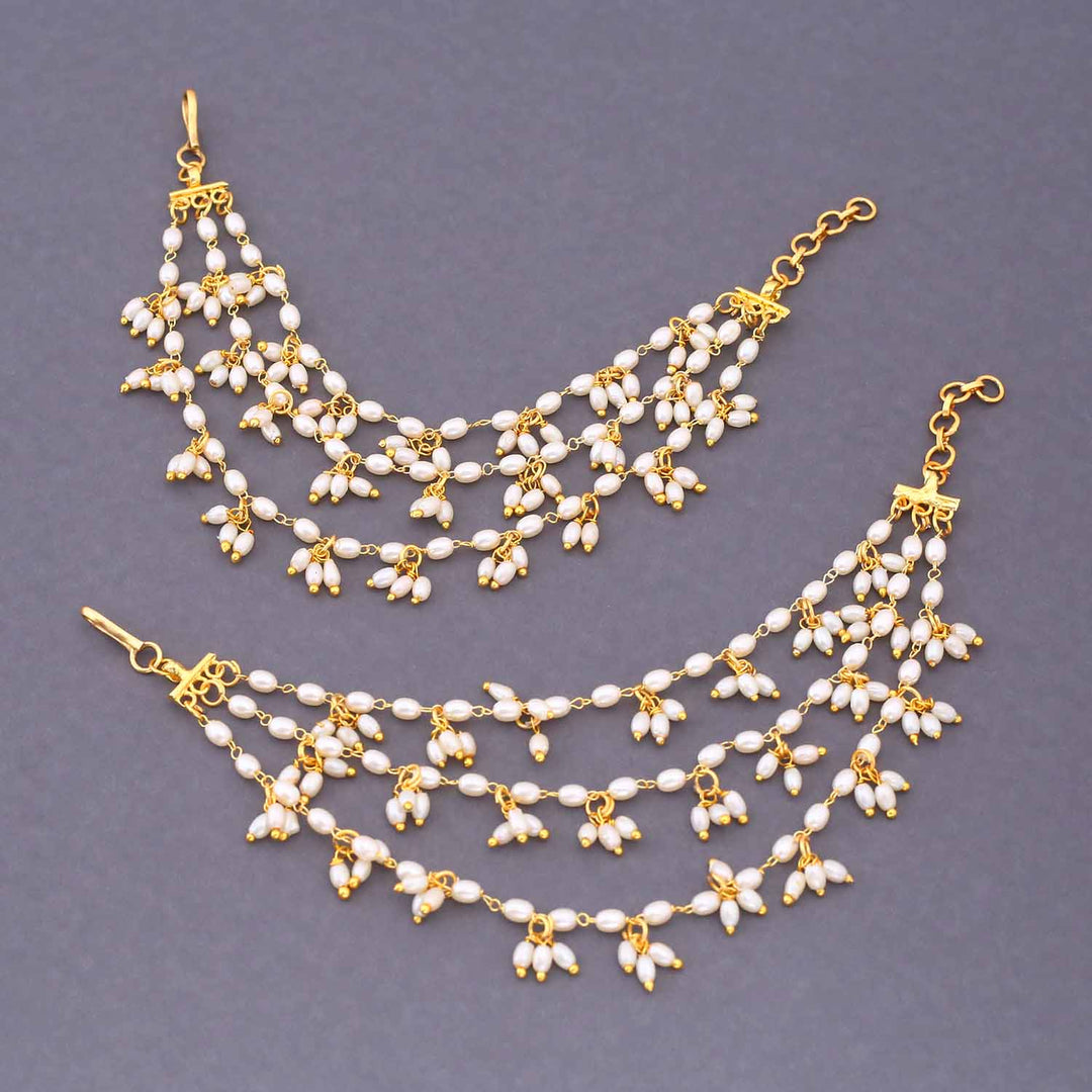 Golden Ruvya Antique Ear Chain