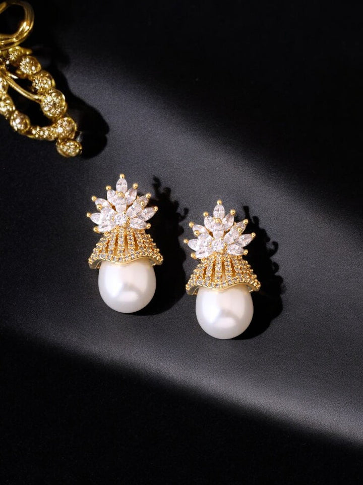 Golden Ryder Zirconia Studs