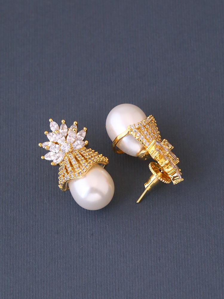Golden Ryder Zirconia Studs