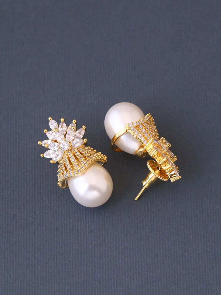Golden Ryder Zirconia Studs