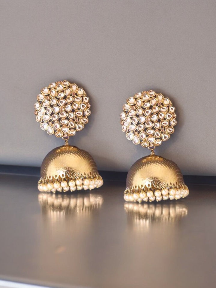 Golden Saket Jhumkis