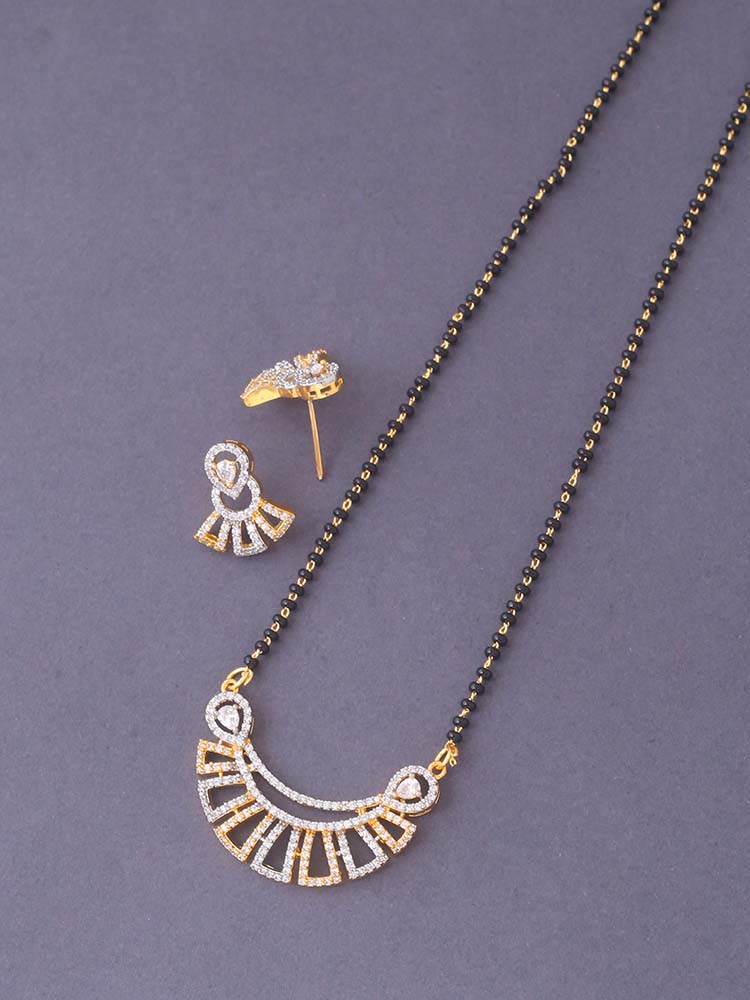 Golden Sakura Mangalsutra Set