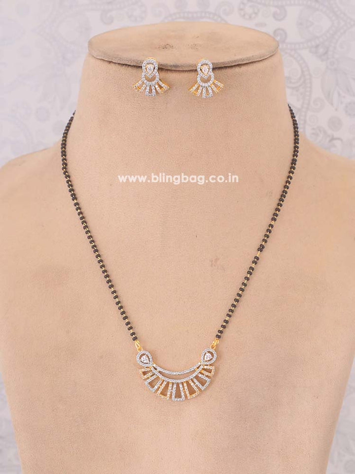 Golden Sakura Mangalsutra Set