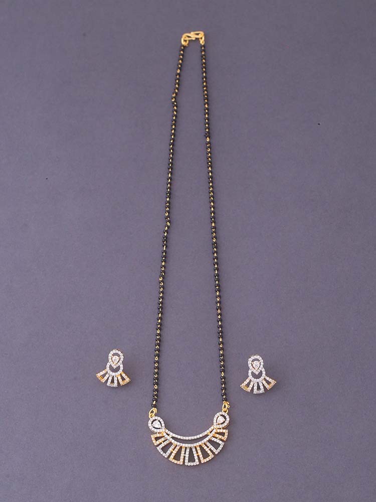 Golden Sakura Mangalsutra Set