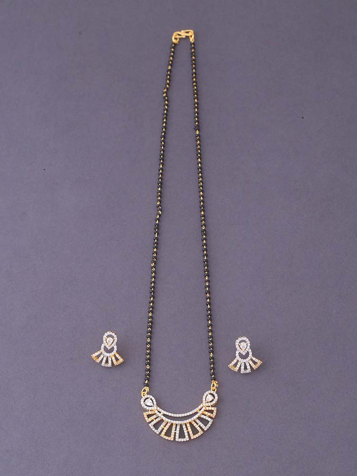 Golden Sakura Mangalsutra Set