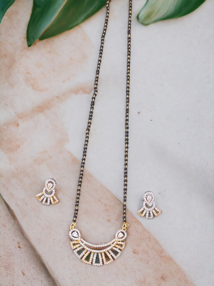 Golden Sakura Mangalsutra Set
