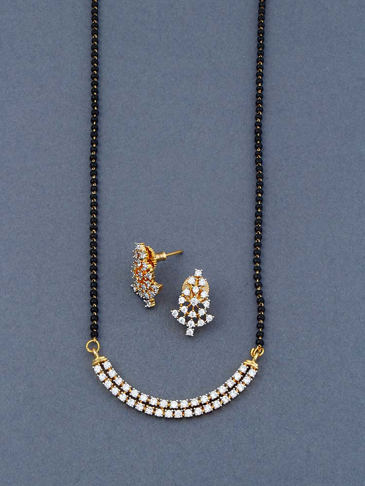 Golden Salma Mangalsutra Set