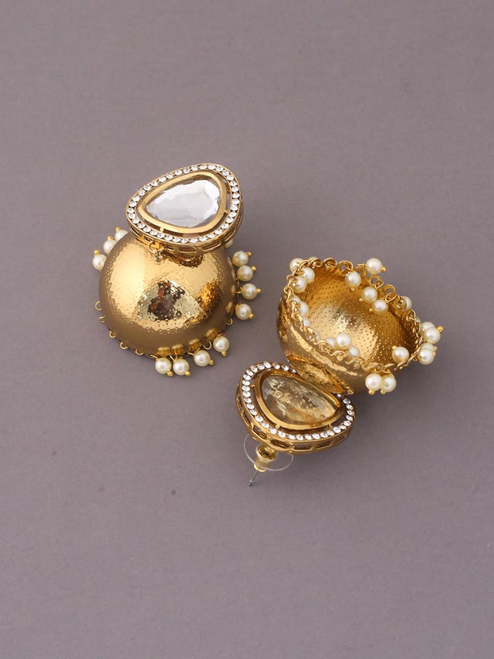 Golden Samara Jhumkis
