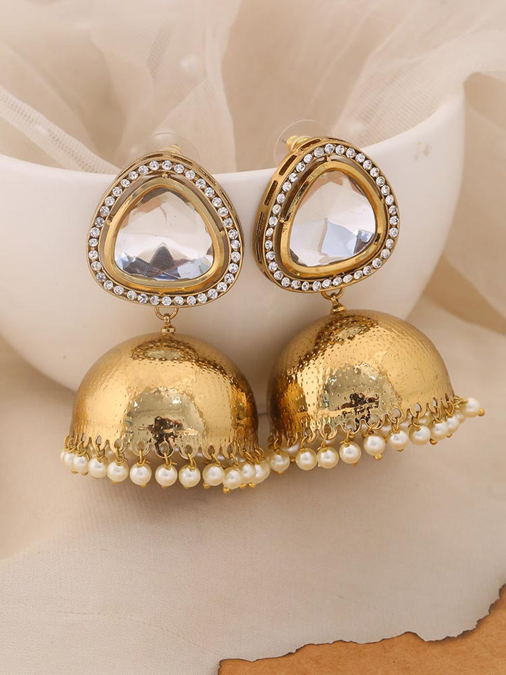 Golden Samara Jhumkis