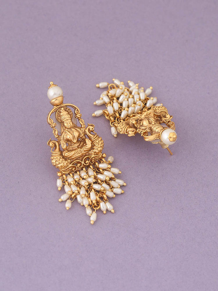 Golden Saptamatrika Temple Danglers