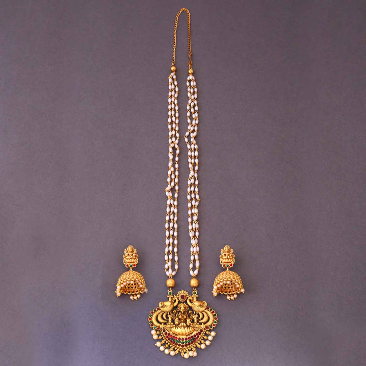 Golden Saptashrungi Temple Jewellery Set - New Arrival