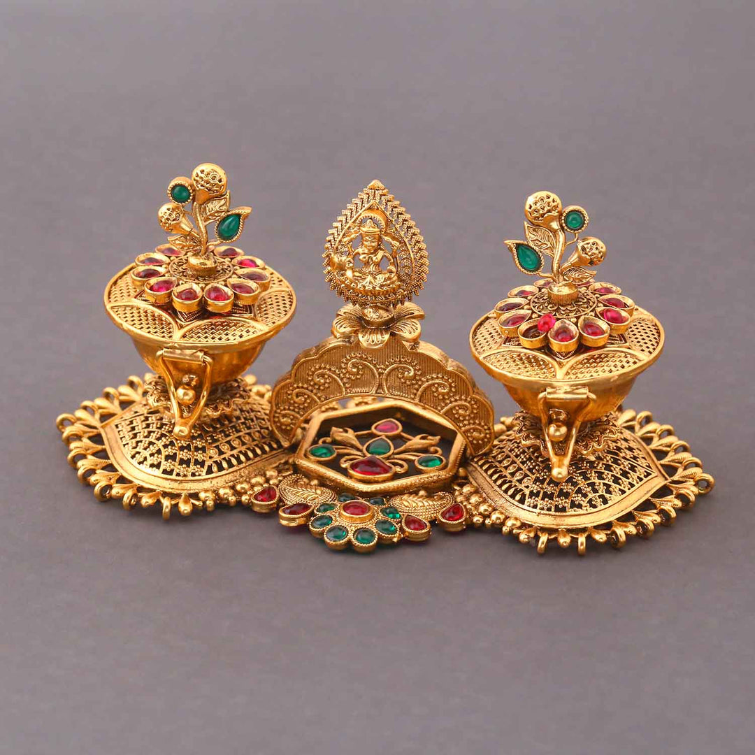 Golden Saraswati Sindoor Dani