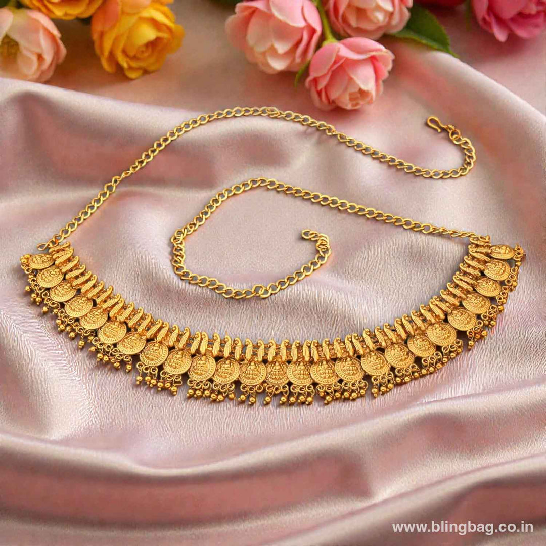 Golden Sati Temple Waist Belt