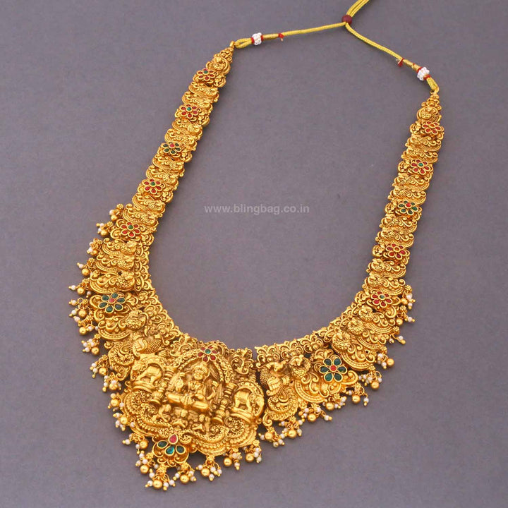 Golden Satiika Bridal Temple Jewellery Set - New Arrival