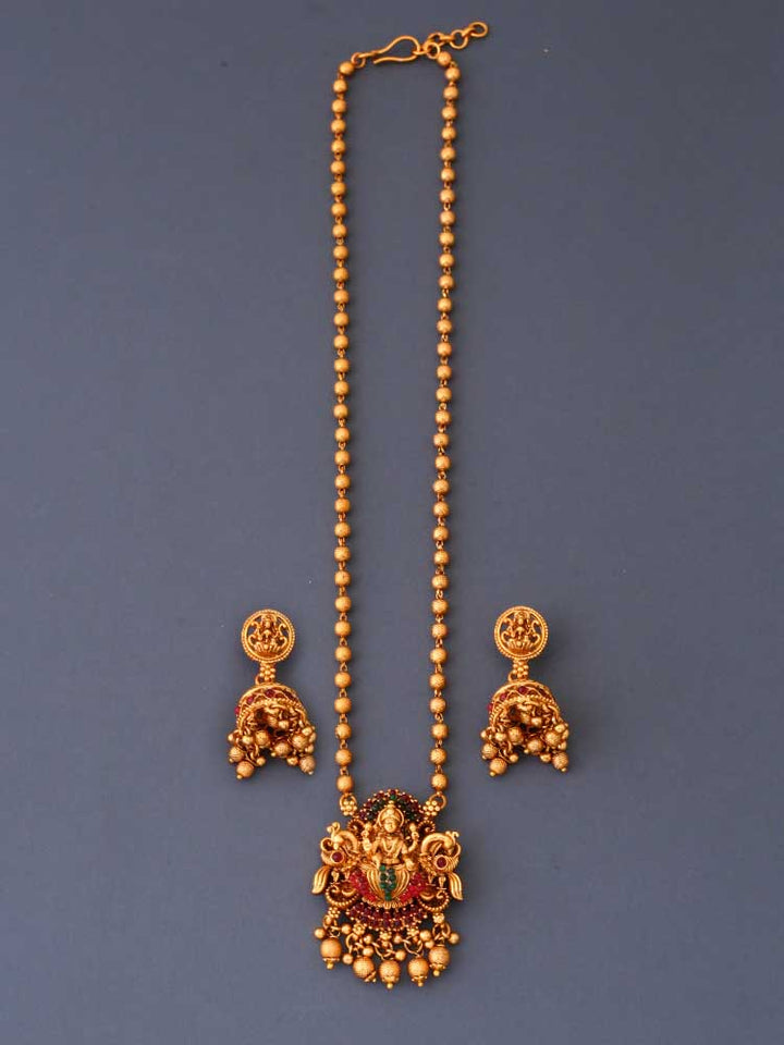 Golden Satyabhama Temple Jewellery Set - New Arrival