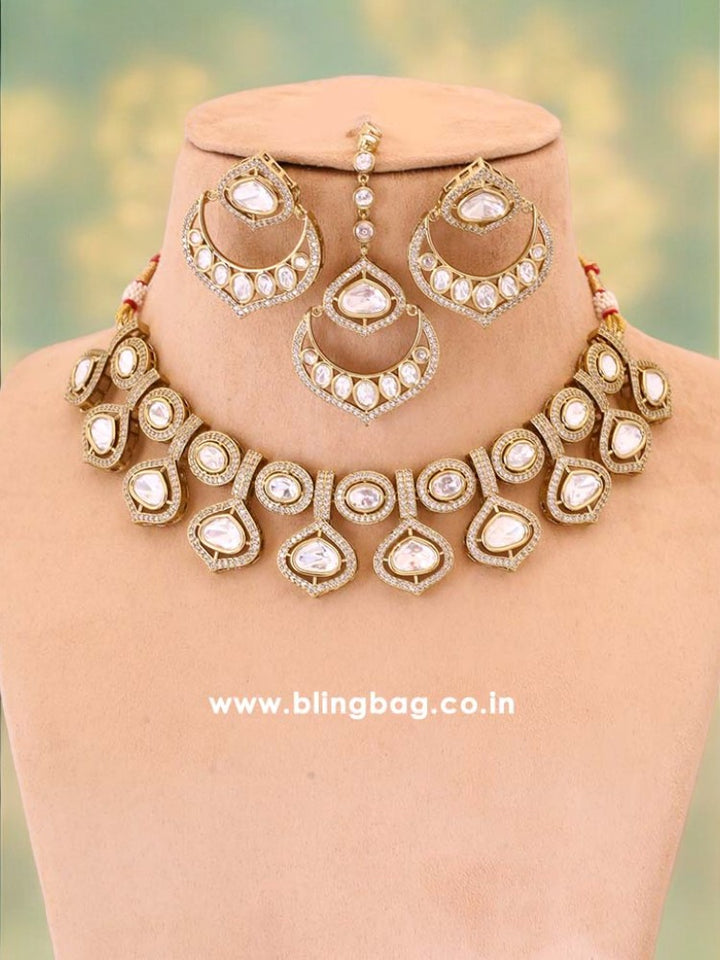 Golden Scatt Victorian Jewellery Set