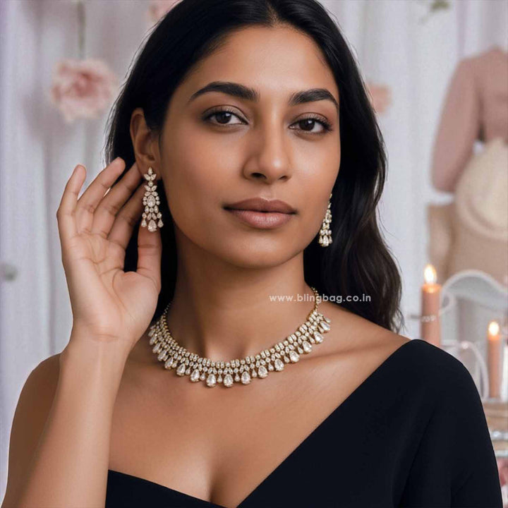 Golden Serenique Victorian Jewellery Set - New Arrival