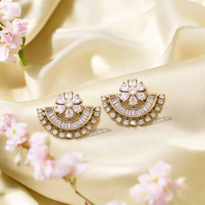 Golden Seriec Zirconia Studs