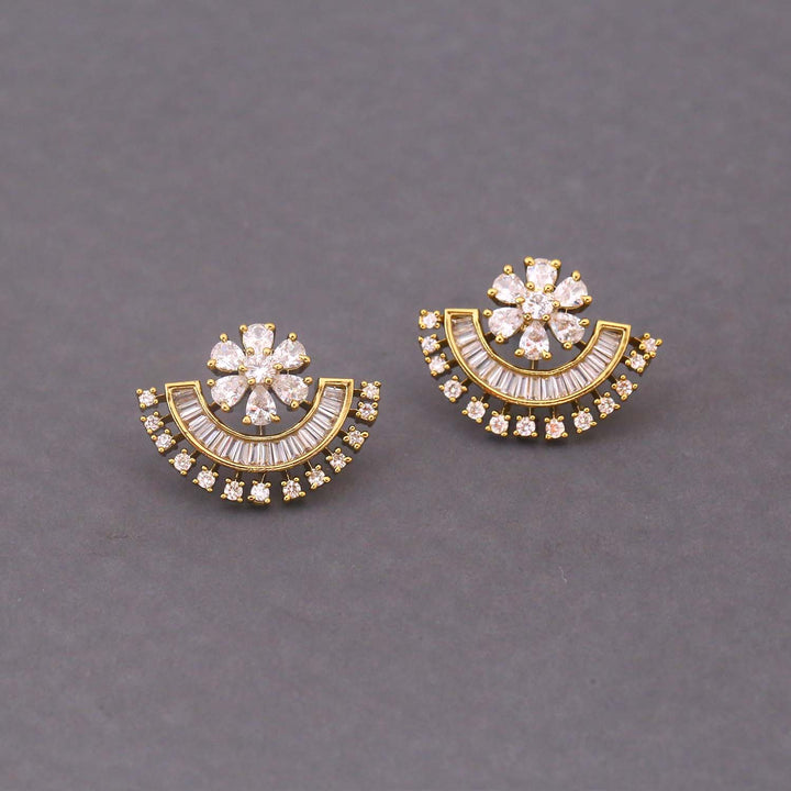 Golden Seriec Zirconia Studs