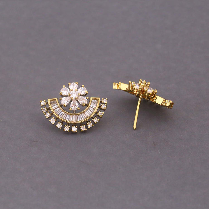 Golden Seriec Zirconia Studs