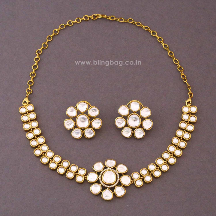 Golden Shaivya Antique Jewellery Set- New Arrival