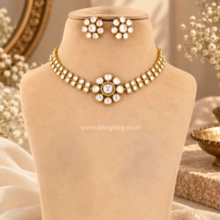 Golden Shaivya Antique Jewellery Set- New Arrival