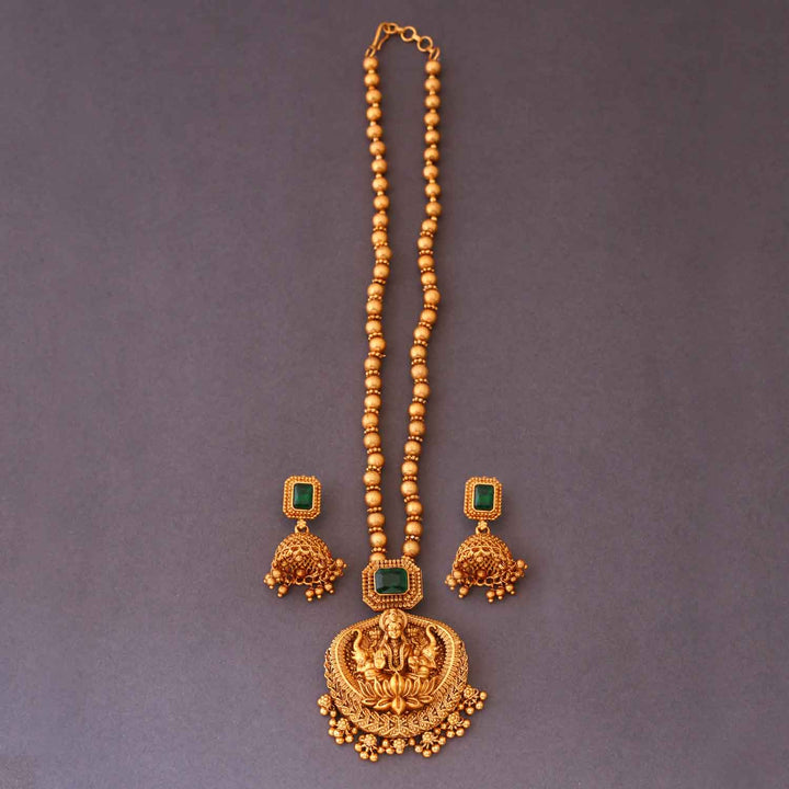 Golden Shantha Temple Jewellery Set- New Arrival