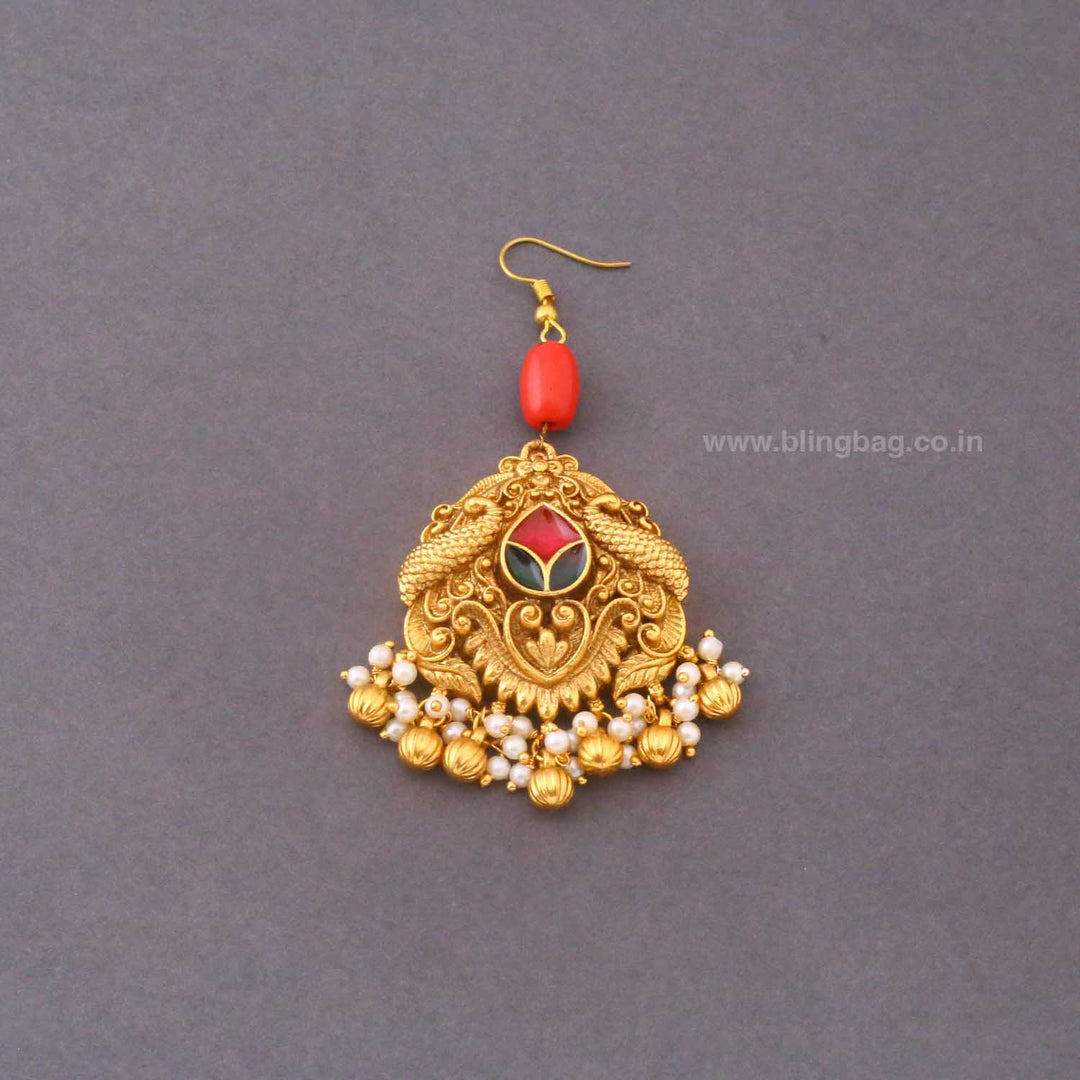 Golden Sharina Maang Tikka