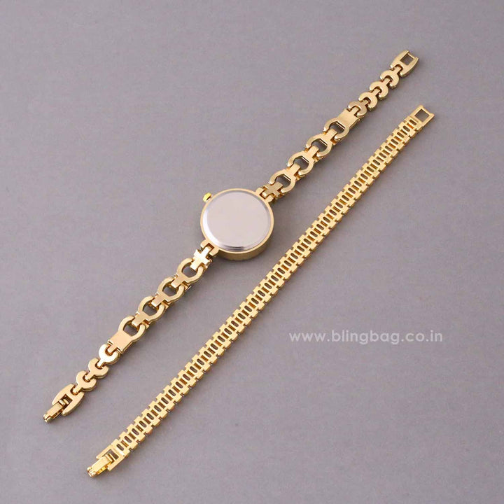 Golden  Shriya Bracelet Watch
