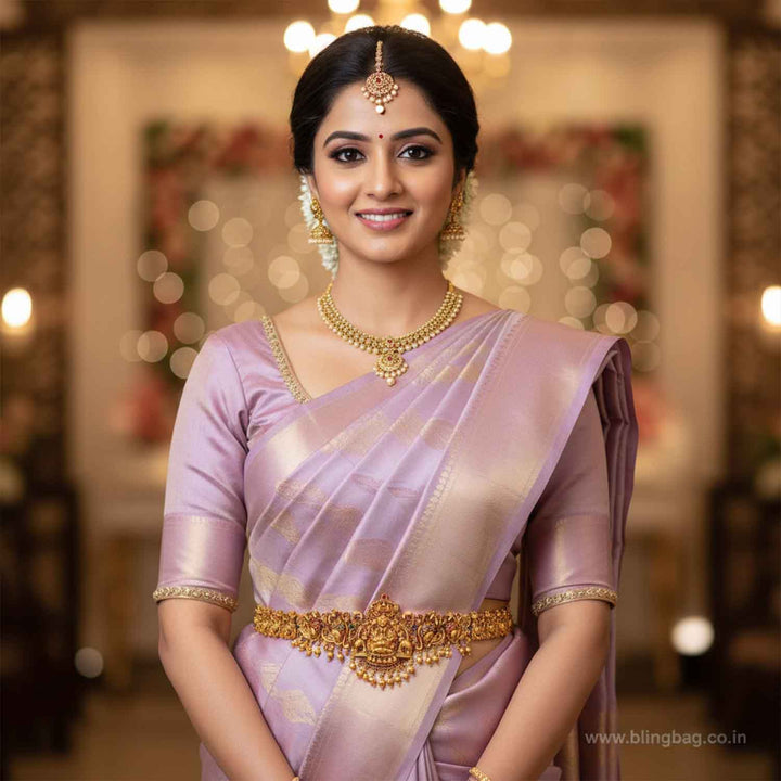 Golden Siddhidatri Temple Waist Belt