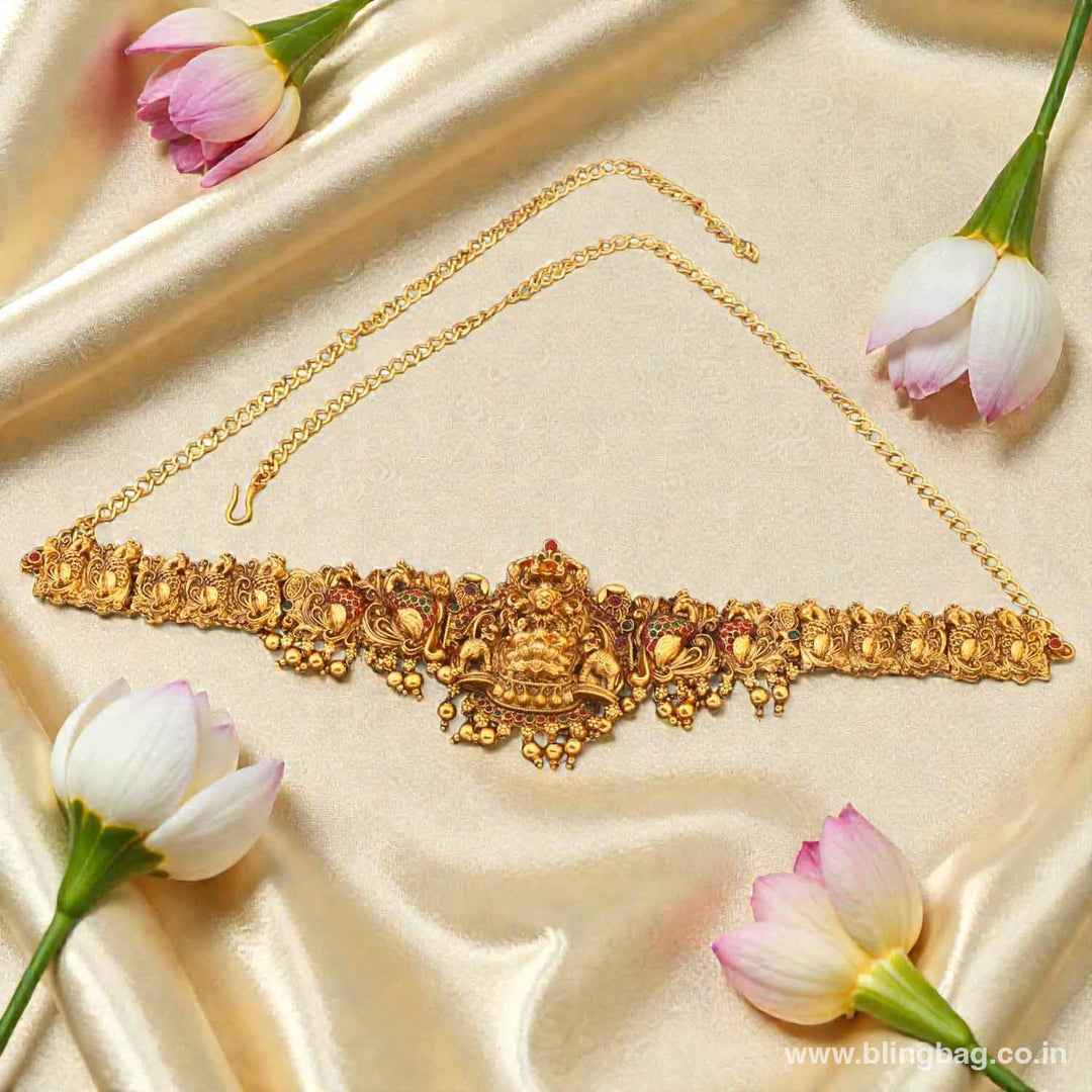 Golden Siddhidatri Temple Waist Belt