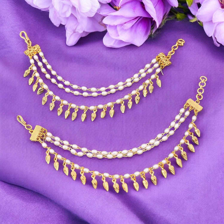 Golden Siyara Antique Ear Chain