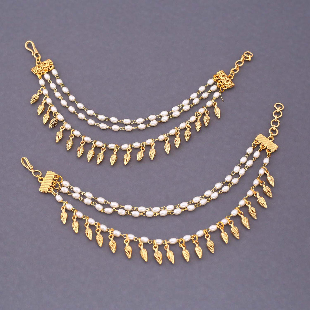 Golden Siyara Antique Ear Chain