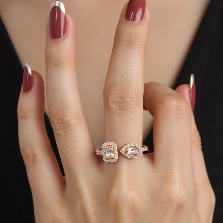 Golden Skye Adjustable Ring