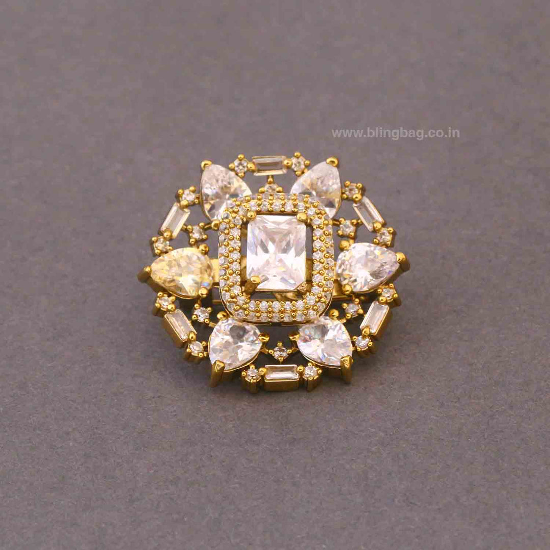 Golden Soephi Brooch