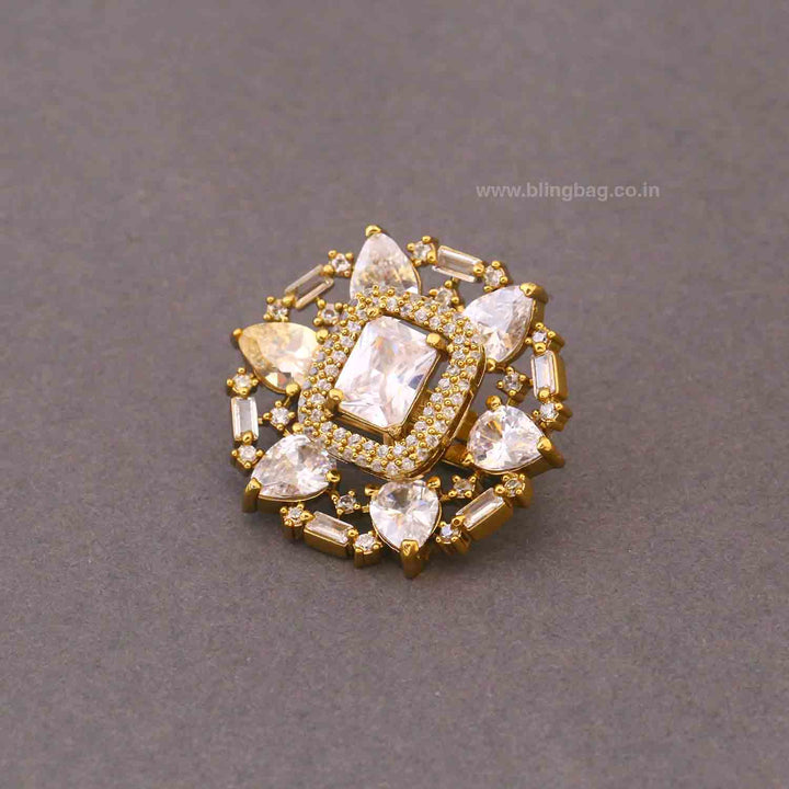 Golden Soephi Brooch