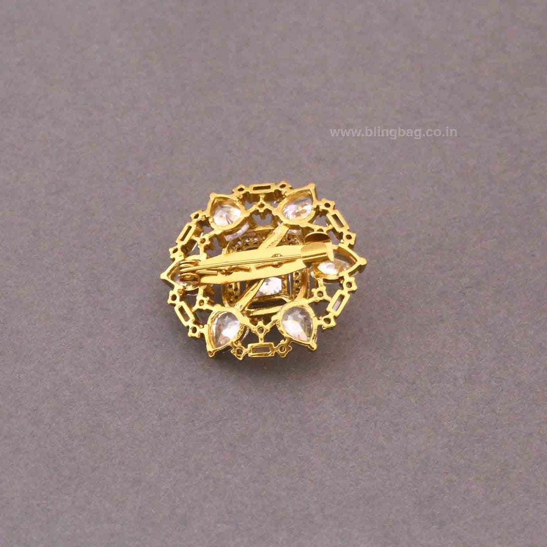 Golden Soephi Brooch