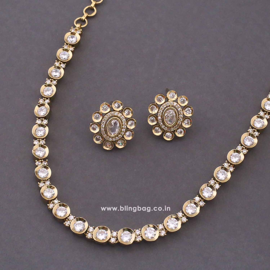 Golden Solaria Victorian Jewellery Set - New Arrival