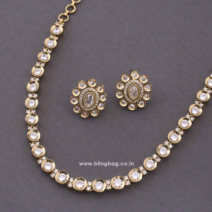 Golden Solaria Victorian Jewellery Set - New Arrival