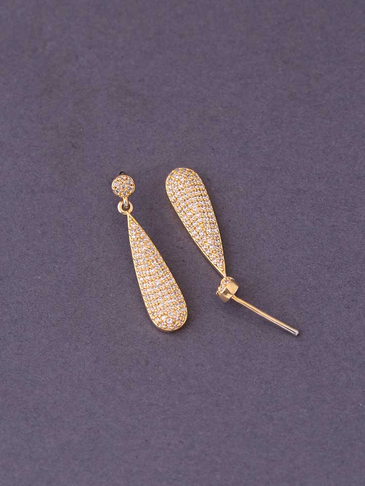 Golden Sparkle Danglers