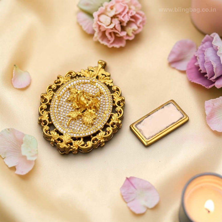 Golden Stag Vintage Brooch