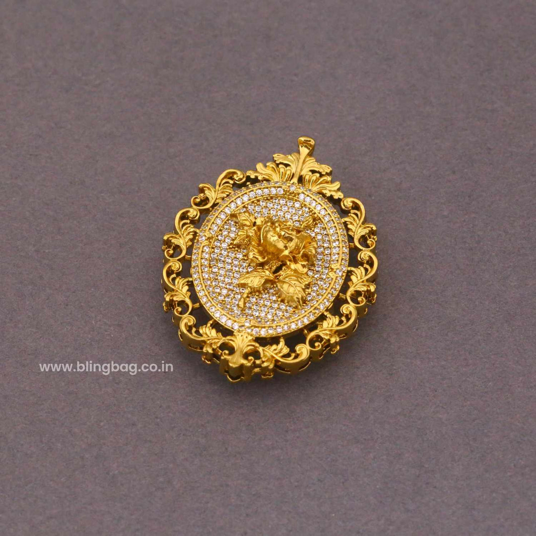 Golden Stag Vintage Brooch