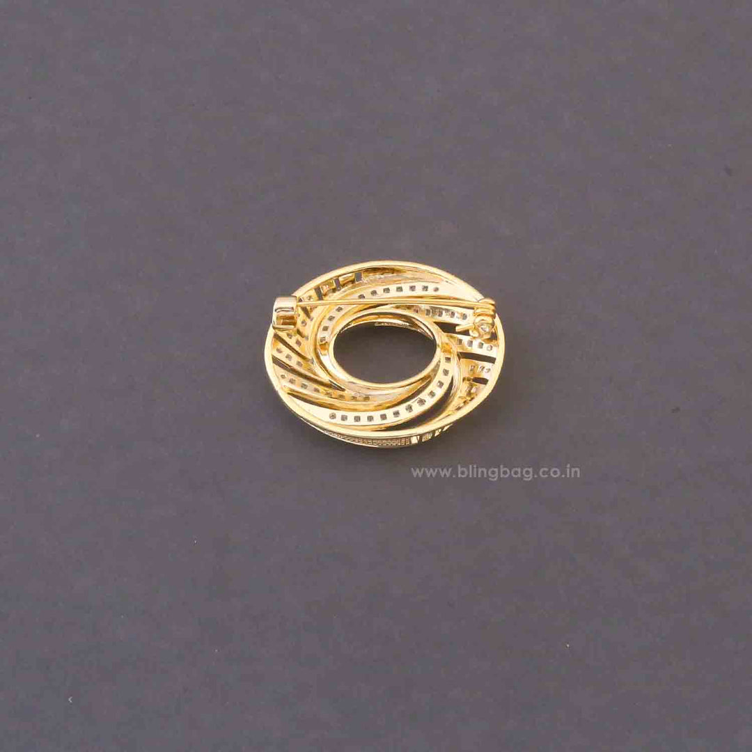 Golden Starlight Brooch