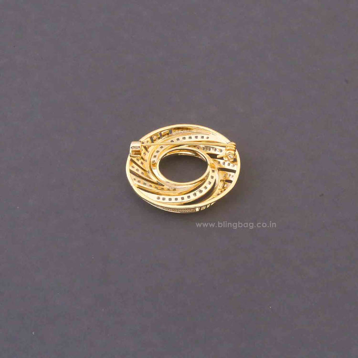 Golden Starlight Brooch