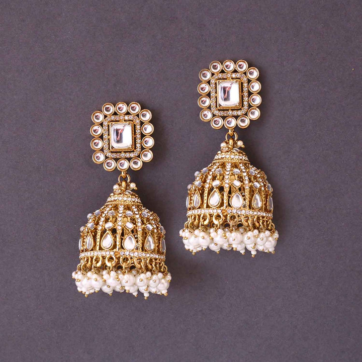 Golden Sumaniya Jhumkis