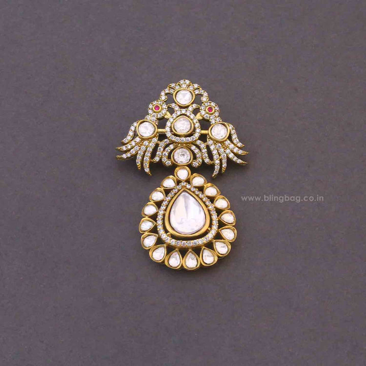 Golden Swarna Jyoti Brooch